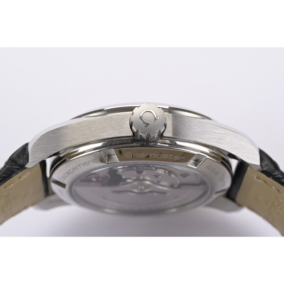 OMEGA Seamaster Aqua Terra Grey Teak Dial 38.5mm Auto Men's Watch +Box & Cards - Picture 10 of 12